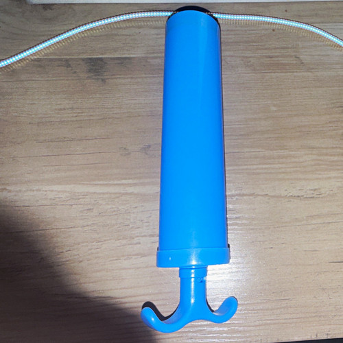 Blue manual hand - manual,