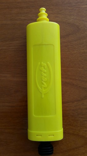 Yellow manual hand balloon - hand,