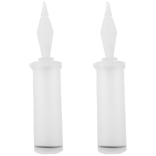 2pcs transparent plastic - transparent,